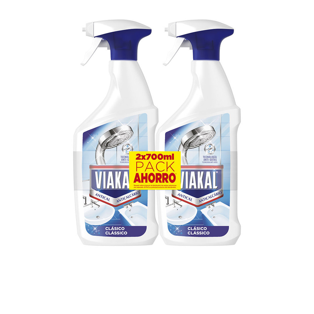 VIAKAL ANTICAL SPRAY LOT 2 x 700 ml