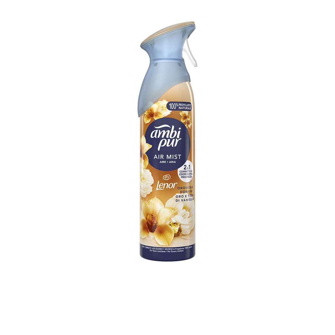 Désodorisant AIR MIST spray orchidée dorée 185 ml