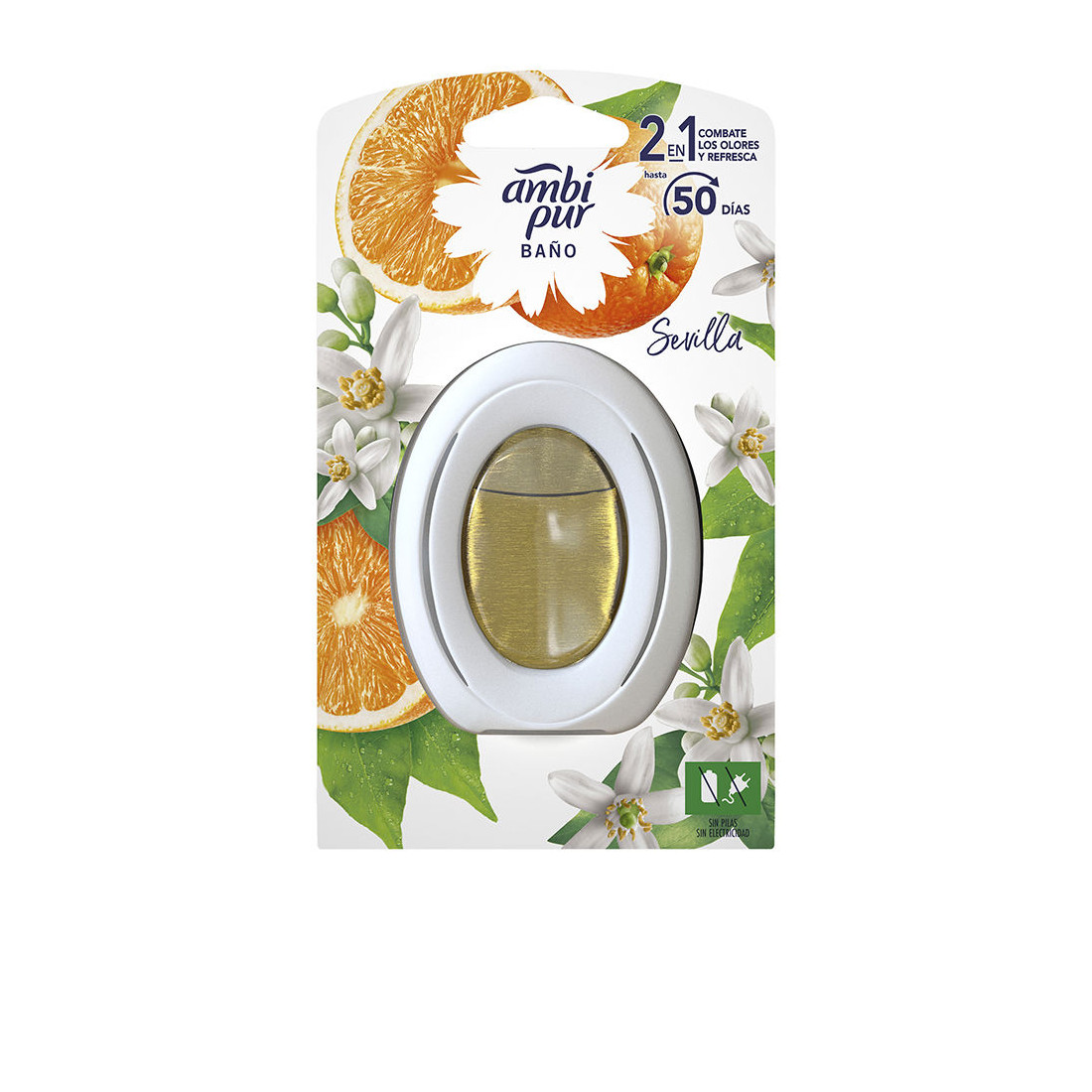 Désodorisant SALLE DE BAIN orange de séville néroli 50 jours