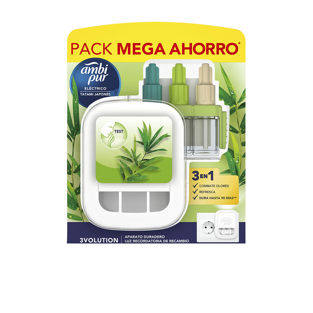 Ambientador 3VOLUTION + recarga tatami 21 ml