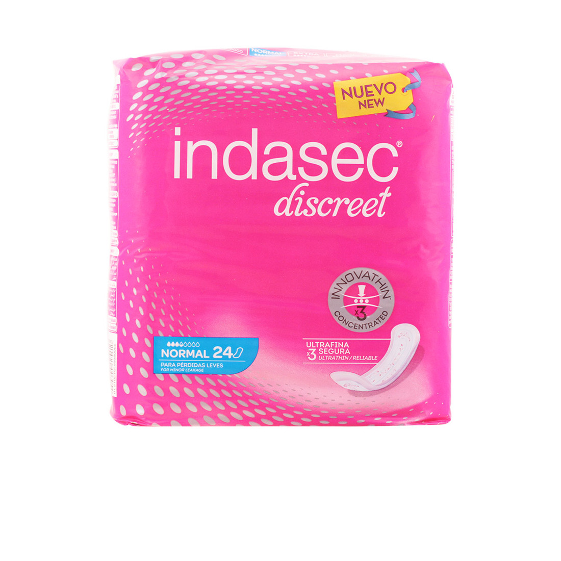 DISCREET compresa incontinencia normal 24 uds