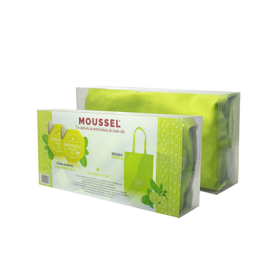 ÉTUI GEL DOUCHE MOUSSEL CITRON ET MENTHE 3 pcs