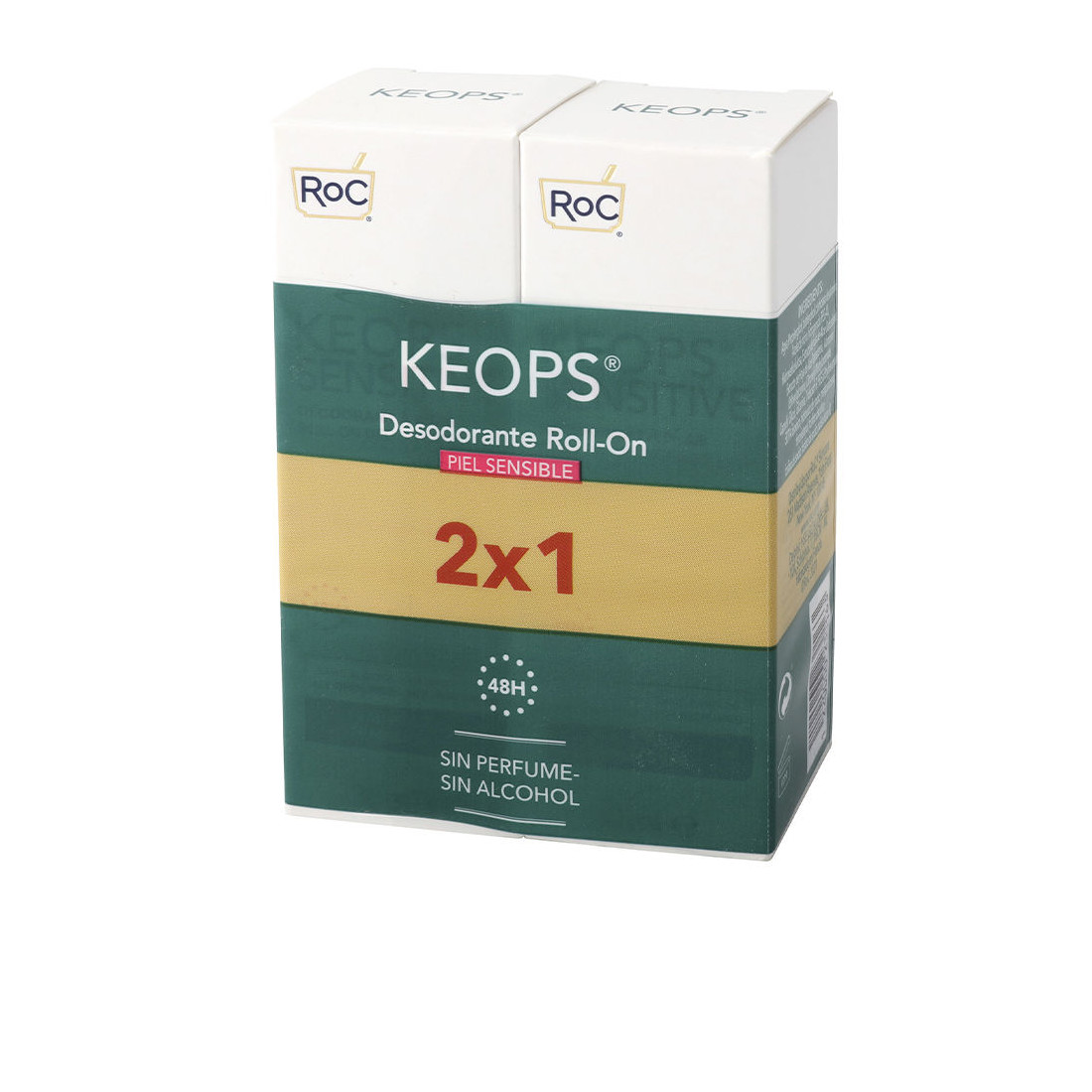 KEOPS deodorant ROLL-ON PIEL SENSIBLE set 2 pz