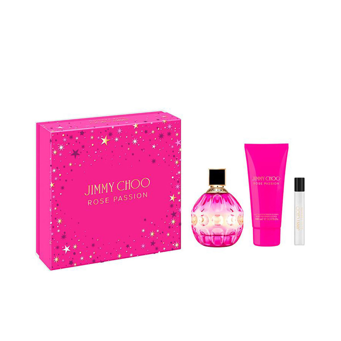 COFFRET ROSE PASSION 3 pièces