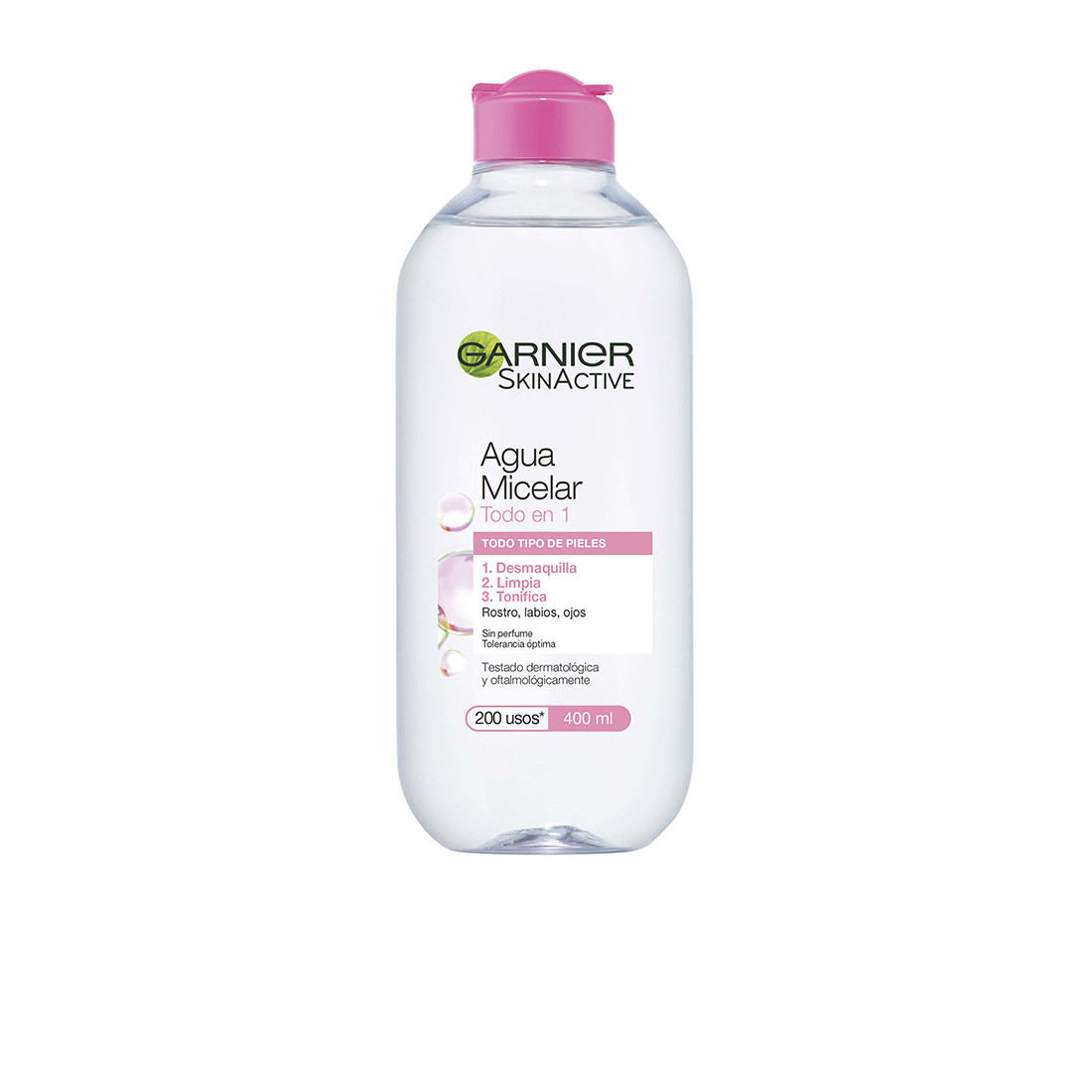 SKIN NATURALS AGUA MICELAR todo en uno 400 ml