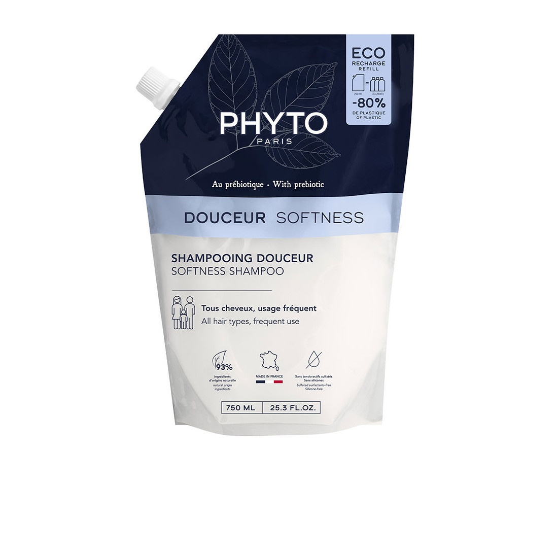 DOUCEUR shampoo morbidezza ricarica 750 ml