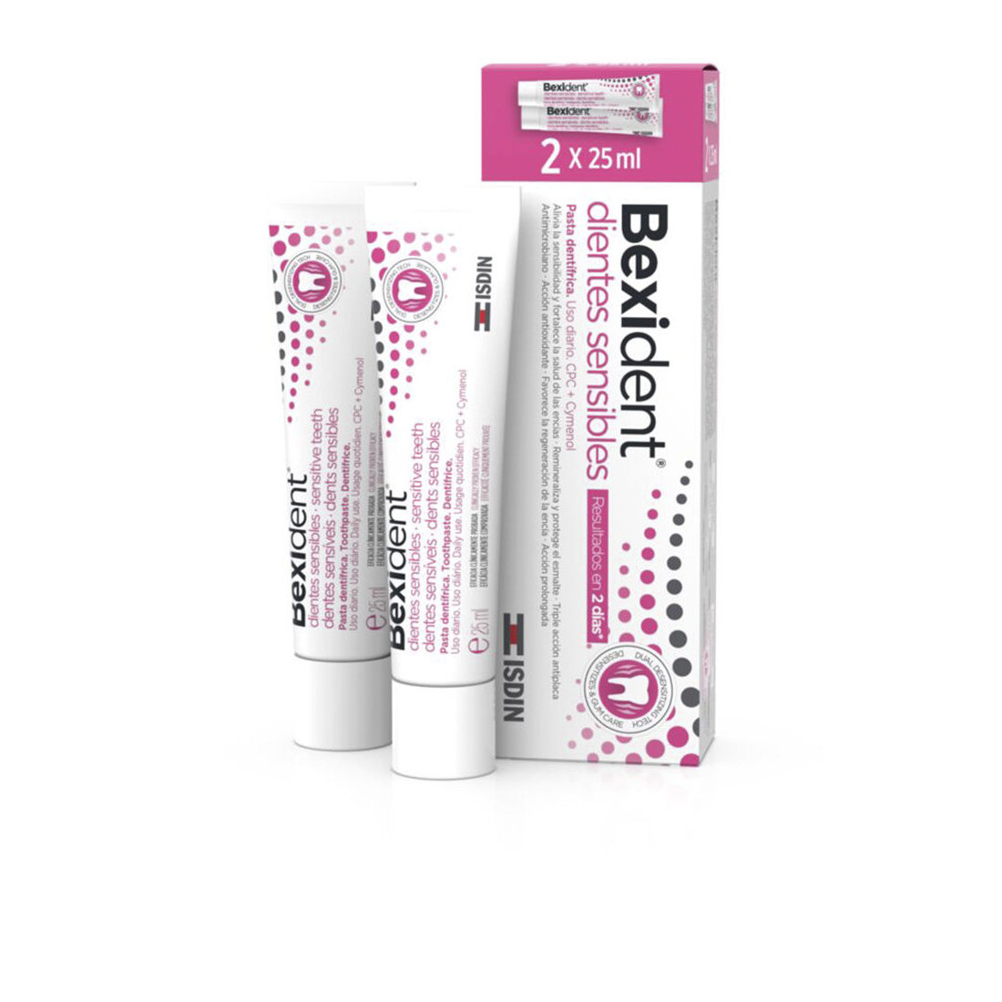 BEXIDENT Dentifrice duo DENTS SENSIBLES