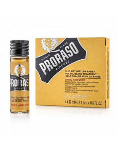 Proraso Wood and Spice Traitement Huile Chaude Barbe 4x17...