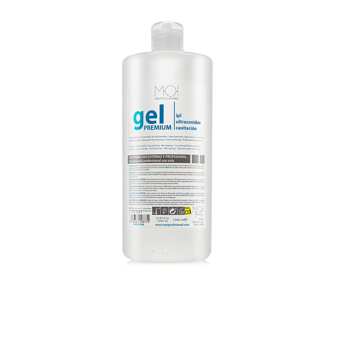 GEL per Ultrasuoni PREMIUM 1000 ml