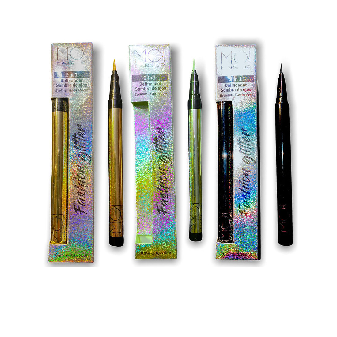 EYELINER EYESHADOWS 2 in 1 PACK 3 pcs