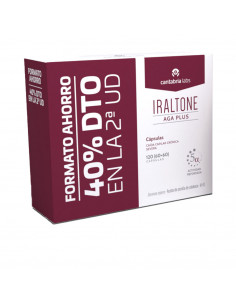 IRALTONE AGA cápsulas embalagem 2 x 60 u