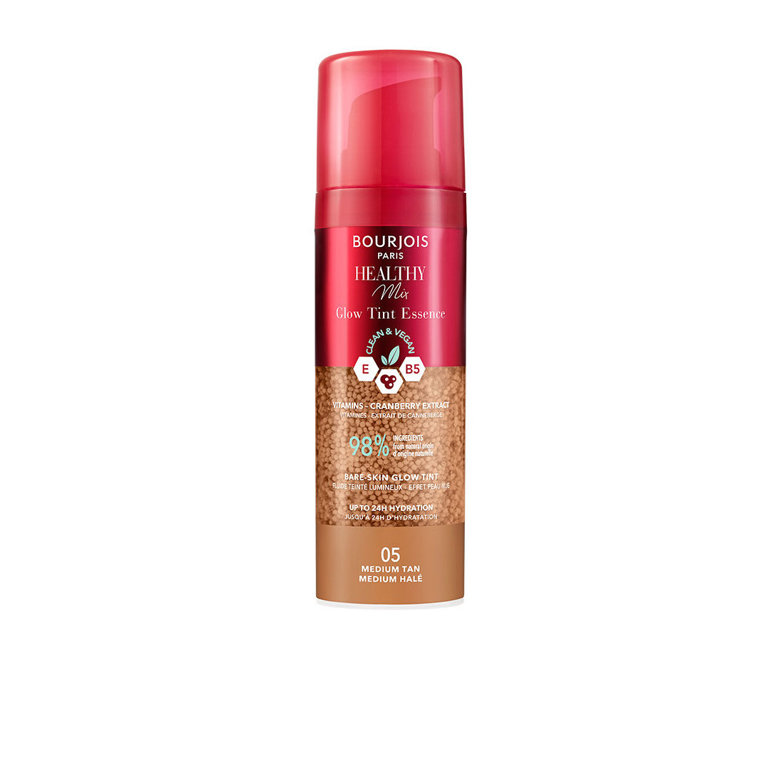 Base de maquiagem HEALTHY MIX ESSENCE 005 - Bronzeado Médio 30 ml