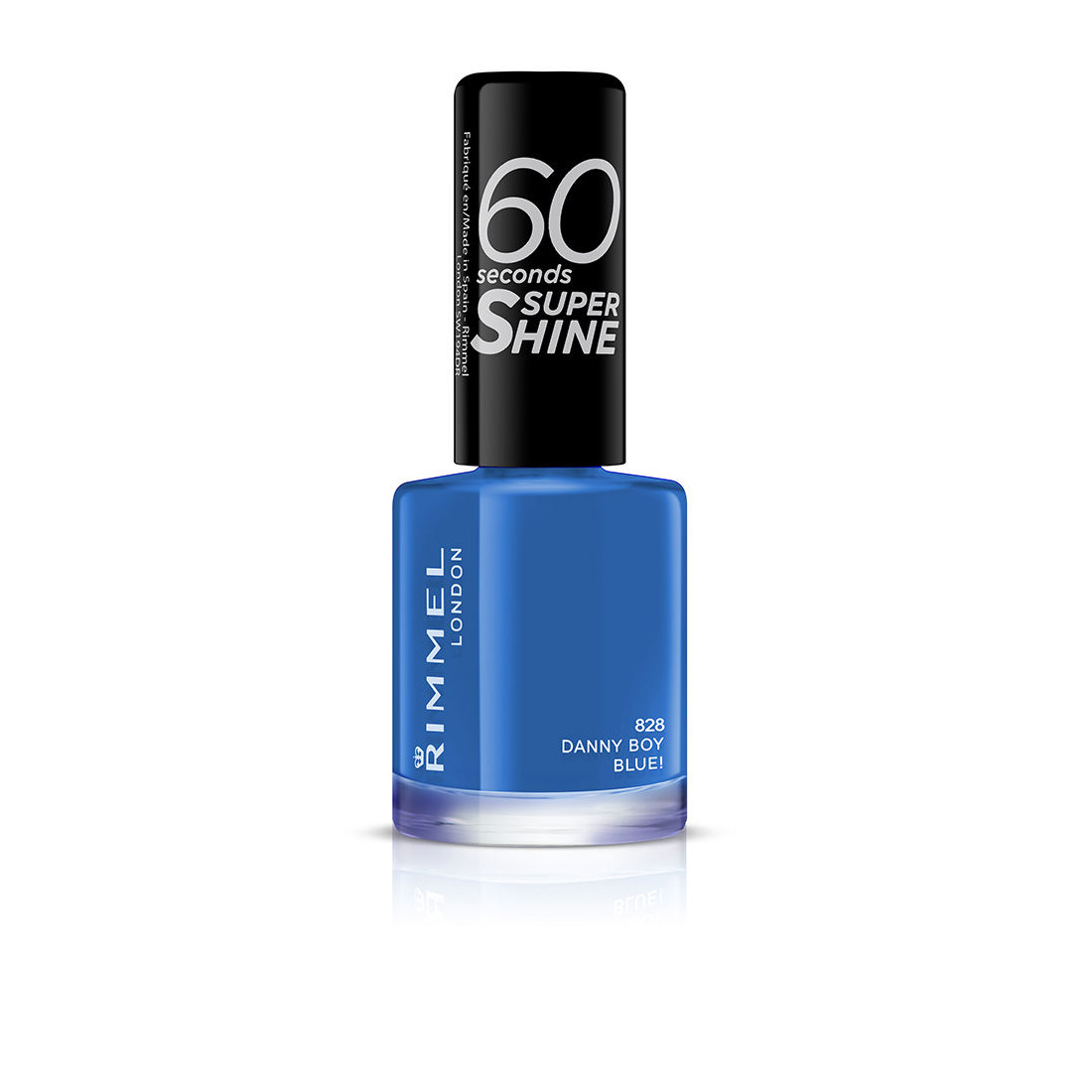 60 SECONDS SUPER SHINE esmalte de uñas 828-Danny Boy Blue 8 ml