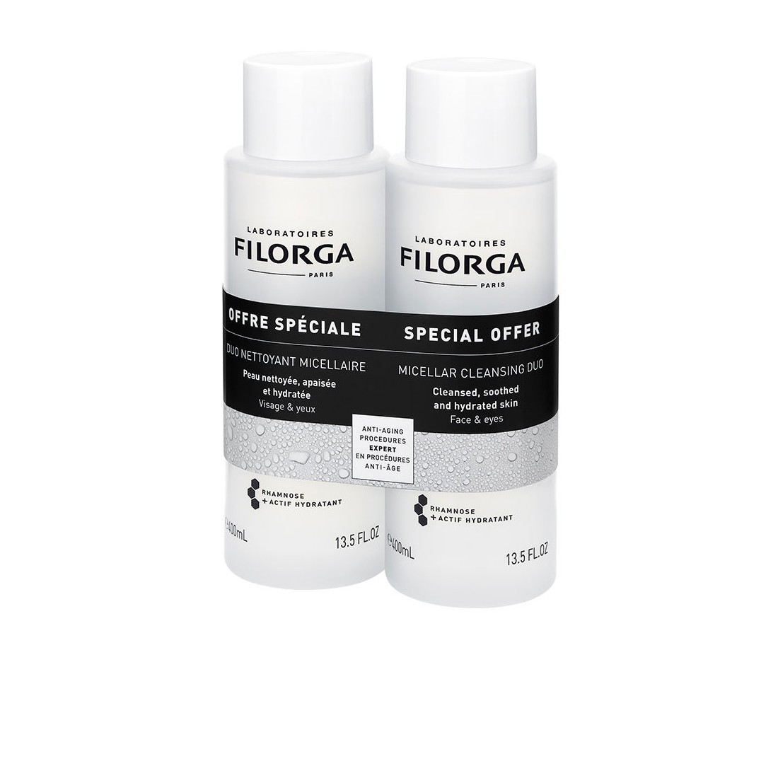 MICELLAR SOLUTION ROSTRO Y OJOS PACK 2 pz