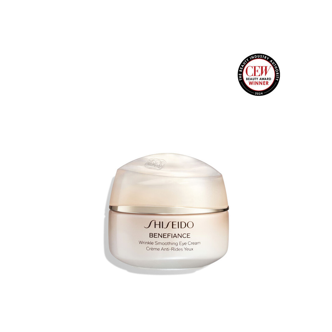 Shiseido Benefiance Crème Yeux Lissante Rides 15 ml - Soin Anti-Âge et Hydratant pour le Contour des Yeux