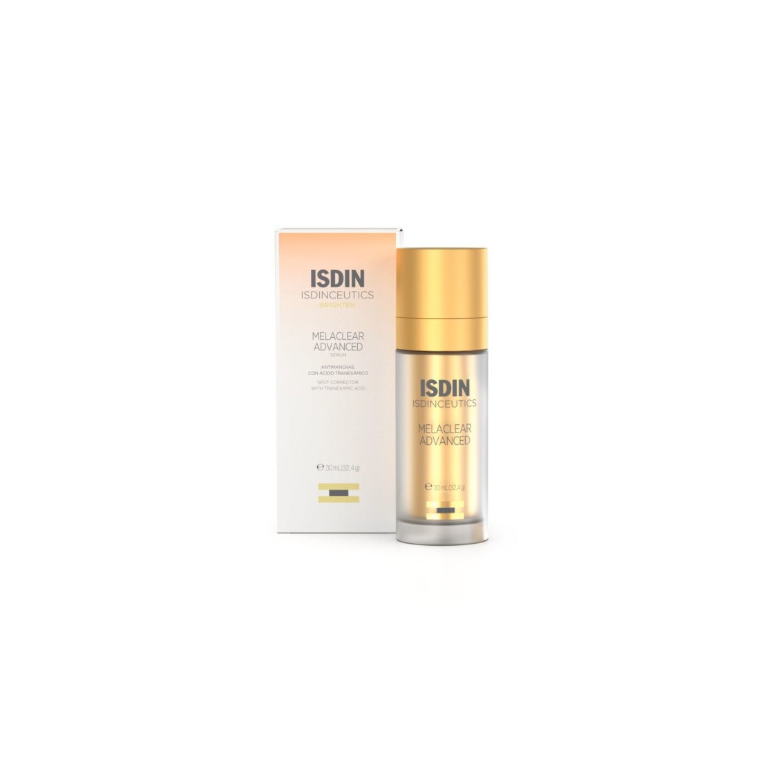 Isdin ISDINCEUTICS Sérum Mélaclear 30 ml – Sérum Éclaircissant Anti-Taches et Unifiant le Teint