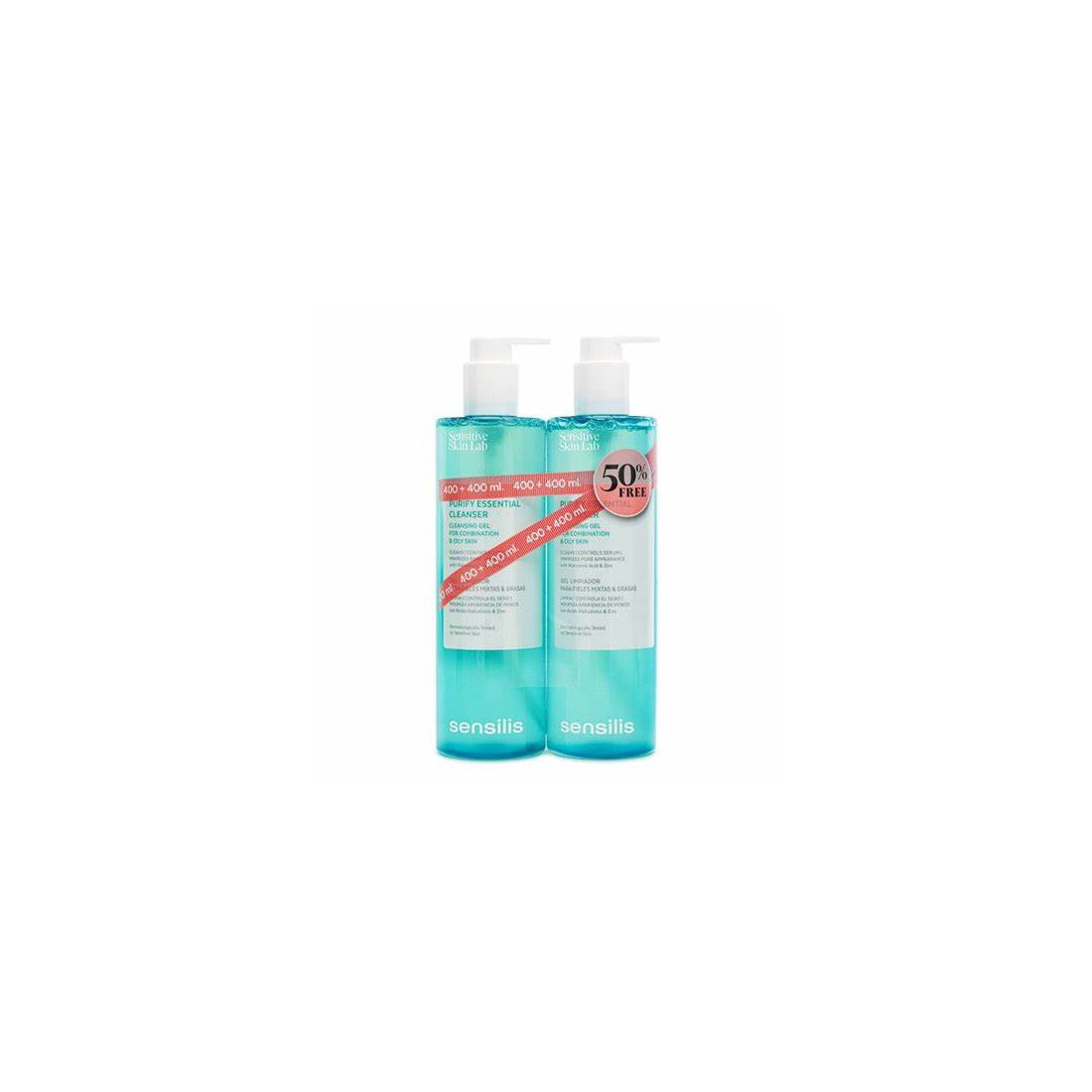 Gel detergente PURIFY ESSENTIAL CLEANSER 2 x 400 ml