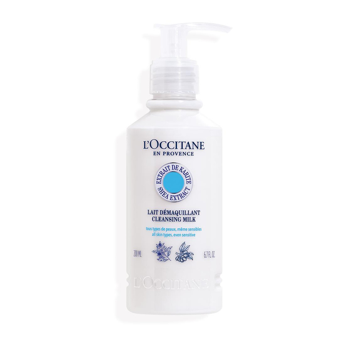 L'OCCITANE EN PROVENCE Karité Lait Démaquillant 200 ml | Douceur et Hydratation