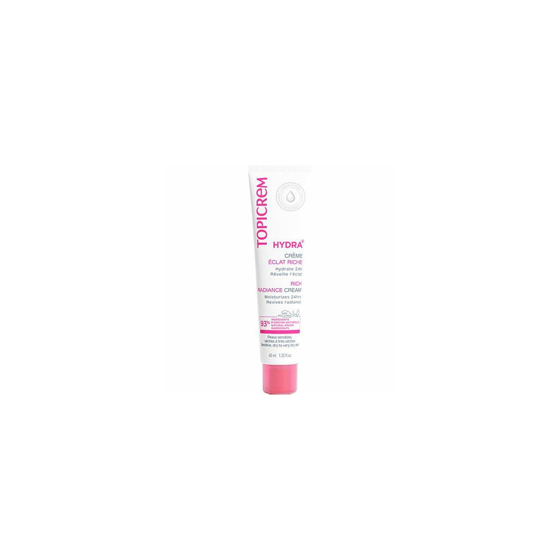 HYDRA+ crema hidratante iluminadora rica 40 ml