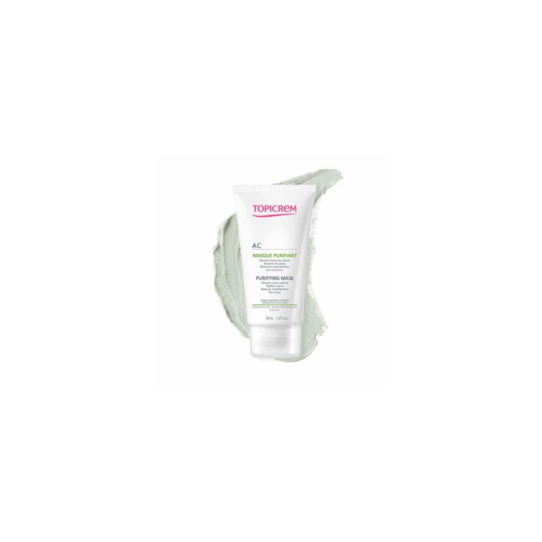 TOPICREM AC Masque Purifiant 50 ml – Peau Nette & Matifiée