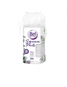 BEL PREMIUM discos cuadrados 50 pz