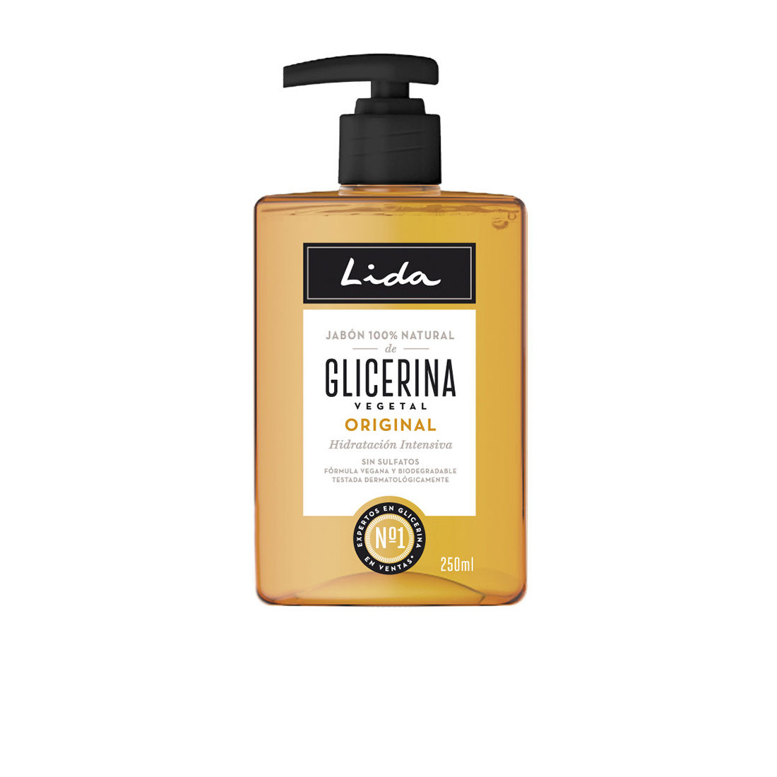 SABONETE DE MÃOS DE GLICERINA 100% NATURAL 250 ml