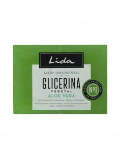 SABÃO 100% NATURAL GLICERINA E ALOE VERA LOTE 2 x 125 gr