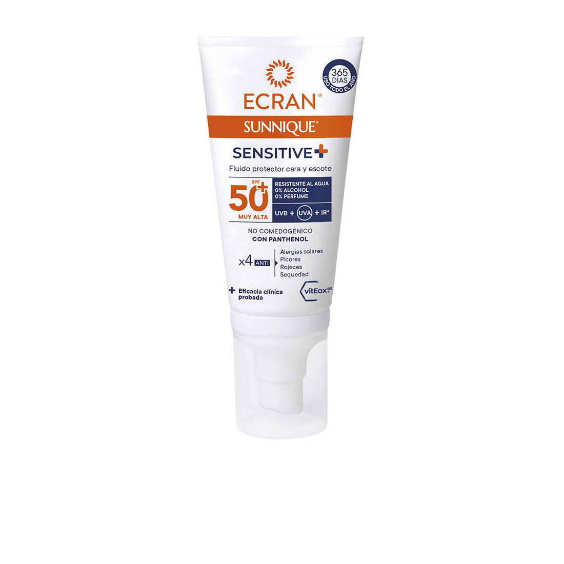 ECRAN SUNNIQUE SENSITIVE facial SPF50+ 50 ml