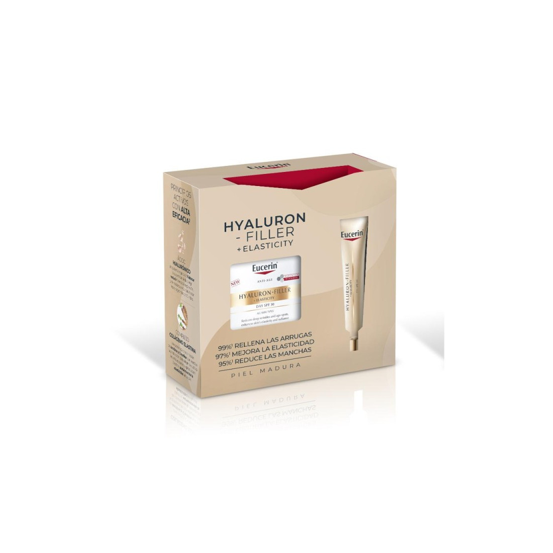 HYALURON FILLER + ELASTICITY DAY SPF30 CASO 2 pz