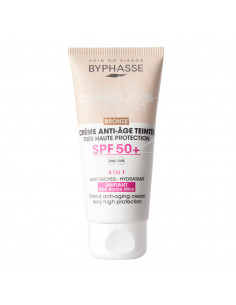 CREMA FACIAL antiedad con color SPF50+ bronze 50 ml