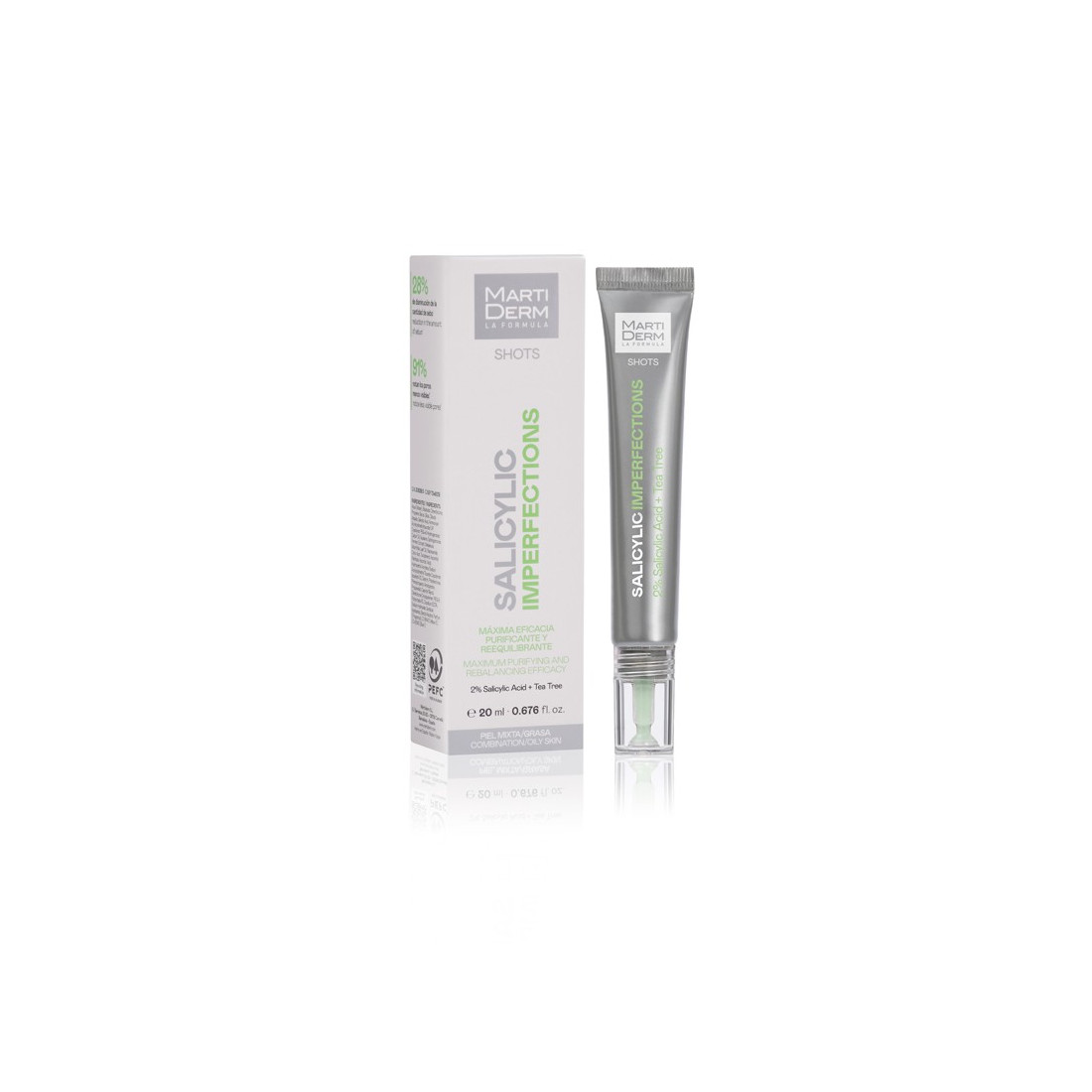 MARTIDERM SHOT IMPERFECTIONS Gel-Crème Salicylique 20 ml – Anti-Imperfections & Peau Nette