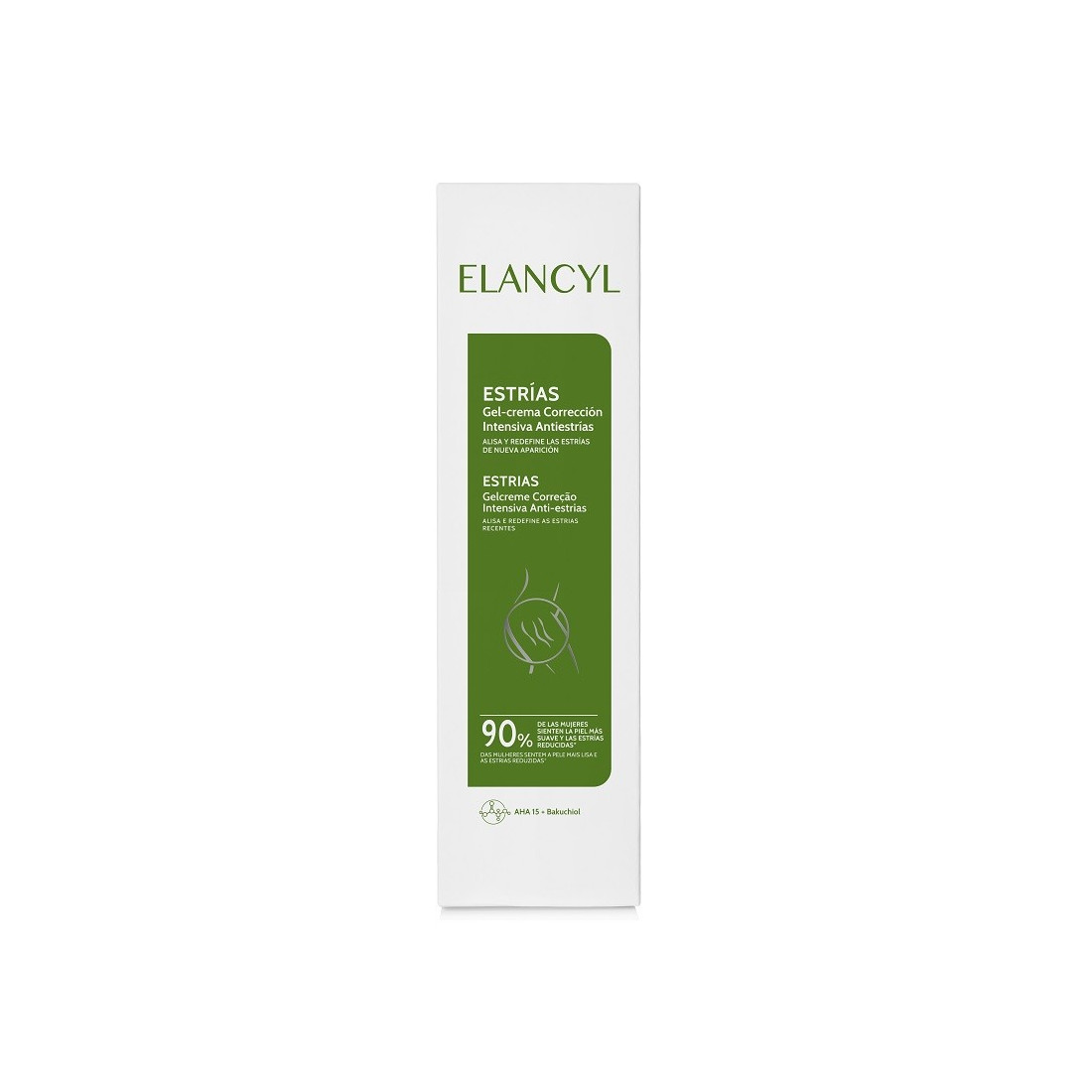 ELANCYL Gel-Crème Correcteur Vergetures 75 ml – Réduction des Vergetures & Régénération Cutanée