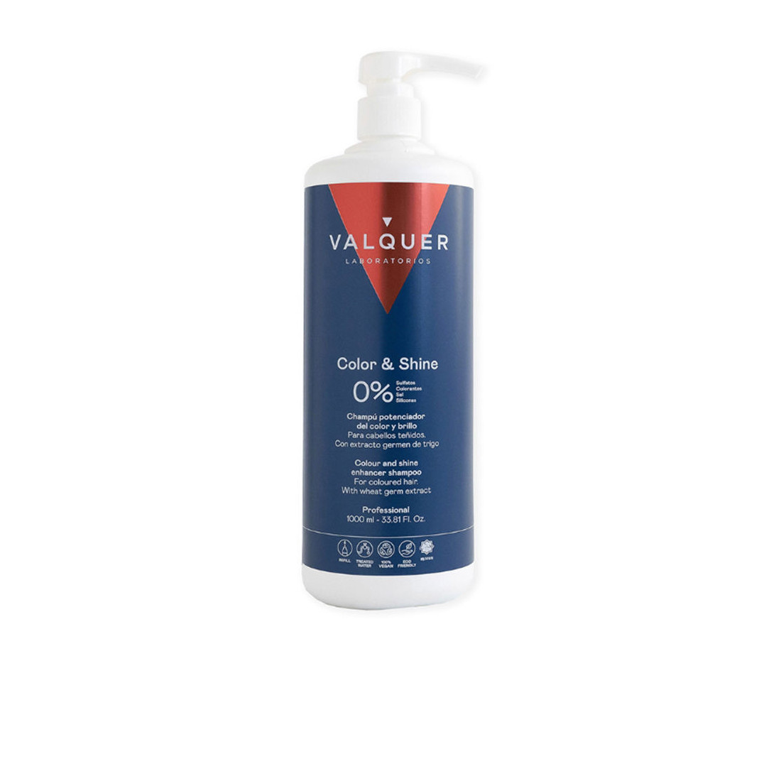 COLOR & SHINE 0% shampoo para cabelos tingidos 1000 ml