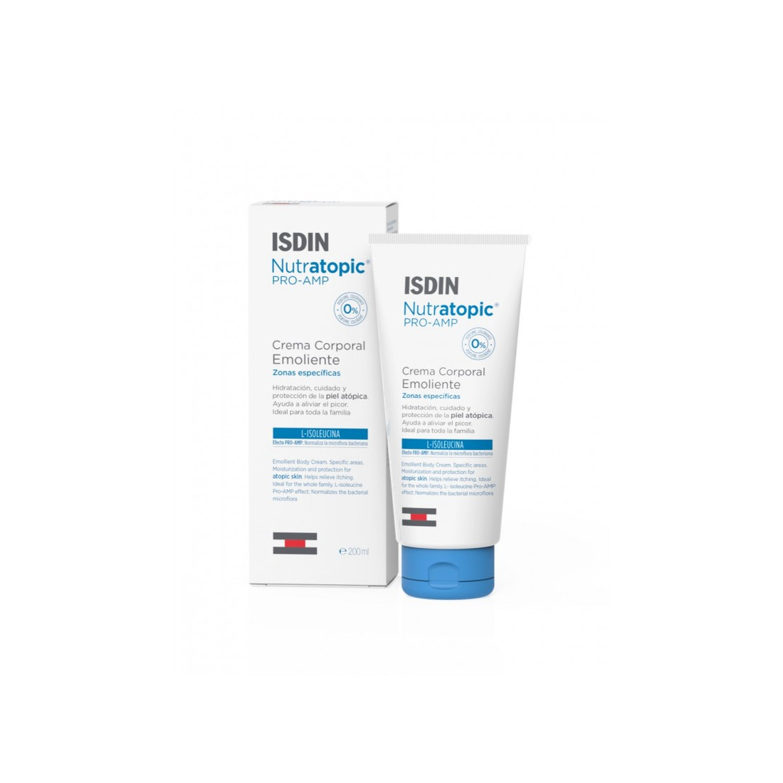 Isdin Nutratopic Crème Émoliente 200 ml – Soin Hydratant pour Peaux Atopiques