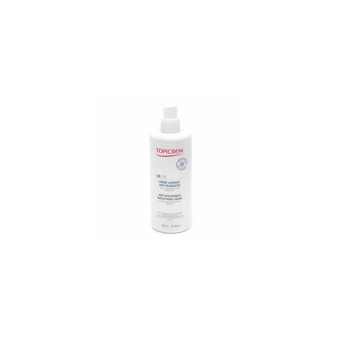 Topicrem UR-10 Crème Lissante Anti-Rides 500 ml – Soin Anti-Âge et Réparateur pour Peau Mâture et Sèche