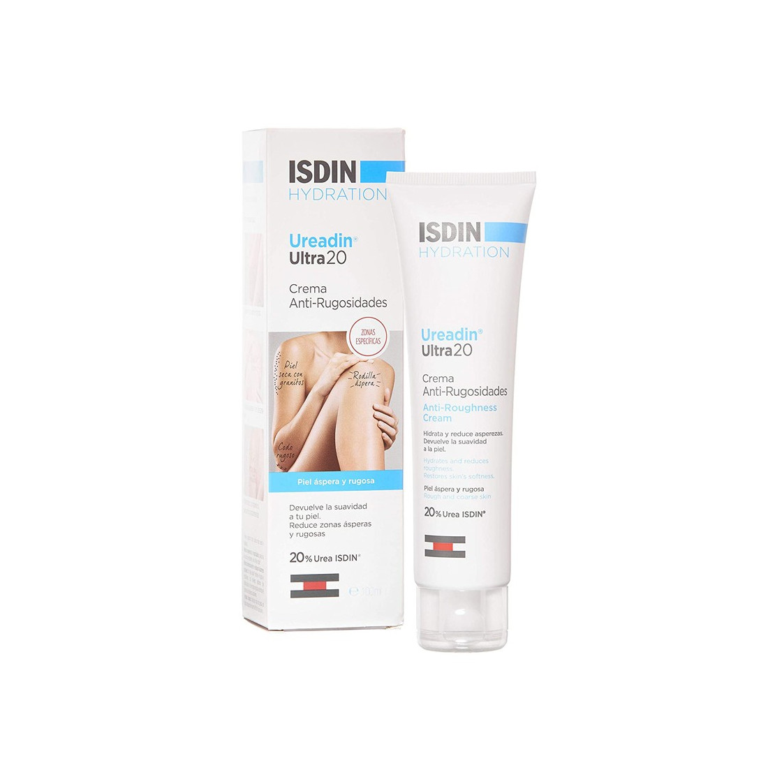 ISDIN UREADIN ULTRA 20 Crème 100 ml - Soin Réparateur Intensif pour Peaux Très Sèches et Rugueuses