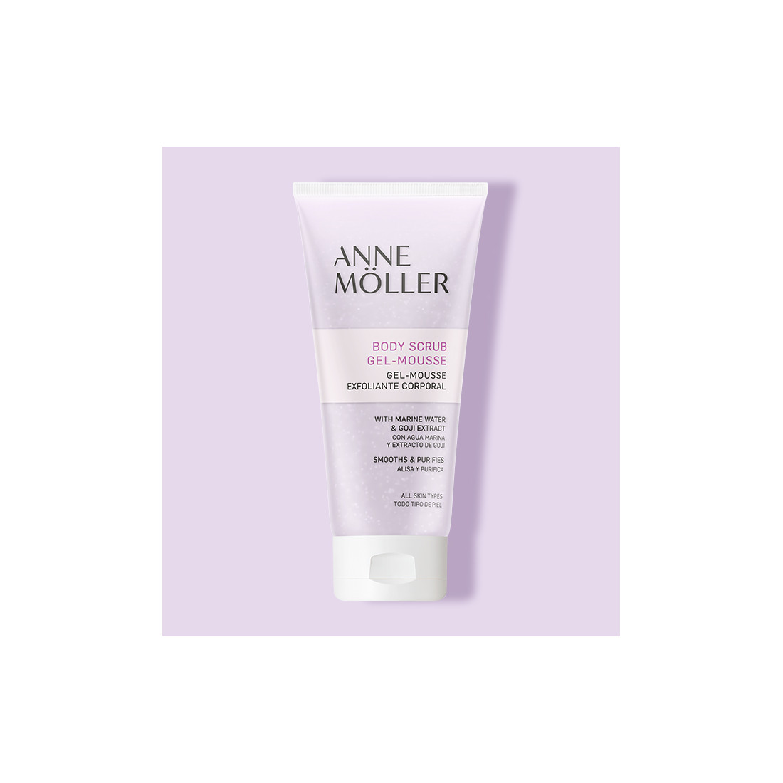 Anne Möller Body Essentials Gel-Mousse Exfoliant Corps 200ml – Peau Douce & Lisse Instantanément