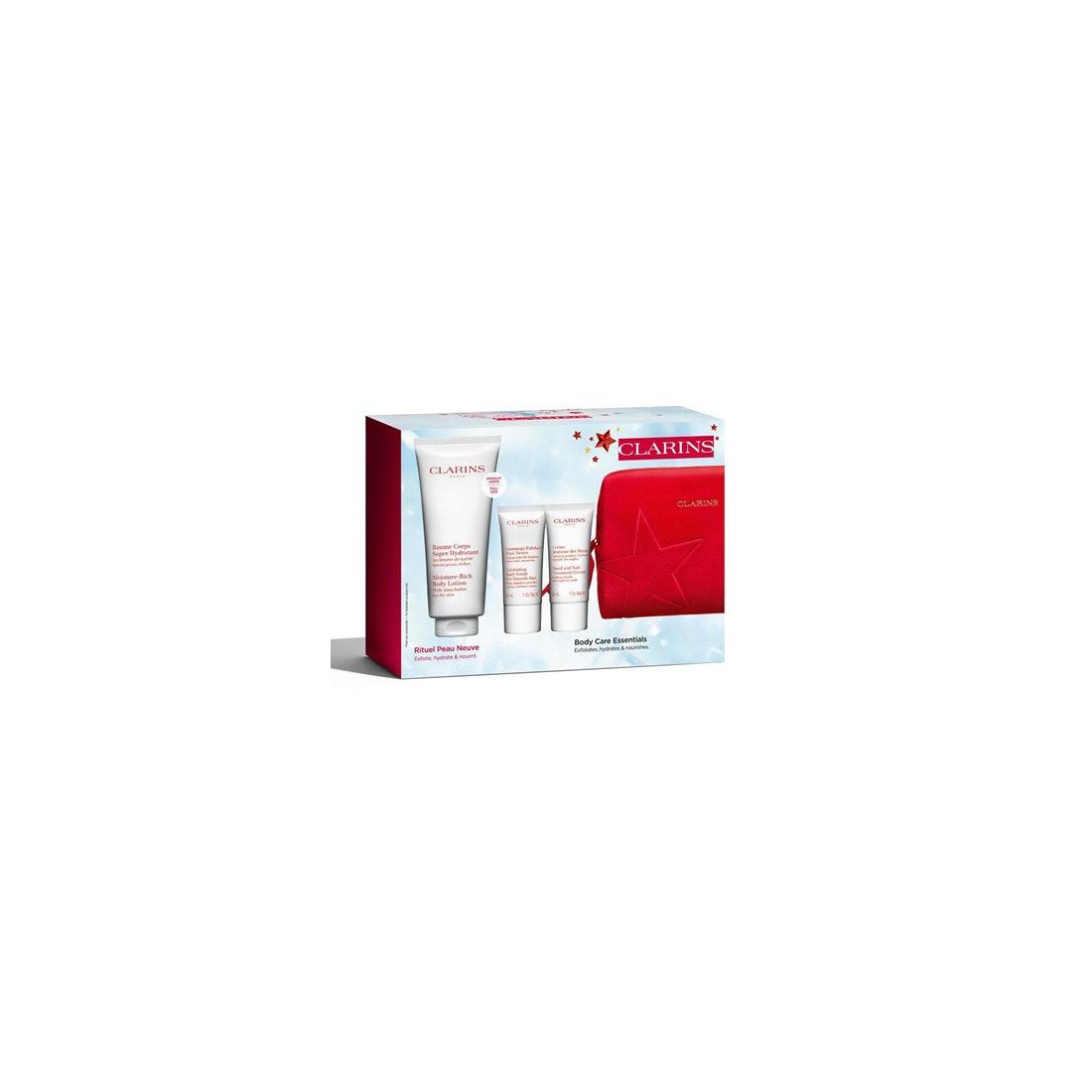 CLARINS Coffret Soin Hydratant – Baume Corps Super Hydratant + 4 Produits