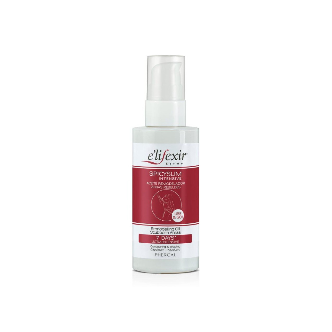 E'lifexir Dermo SpicySlim – Huile Sèche Brûle-Graisse 150 ml | Minceur & Fermeté