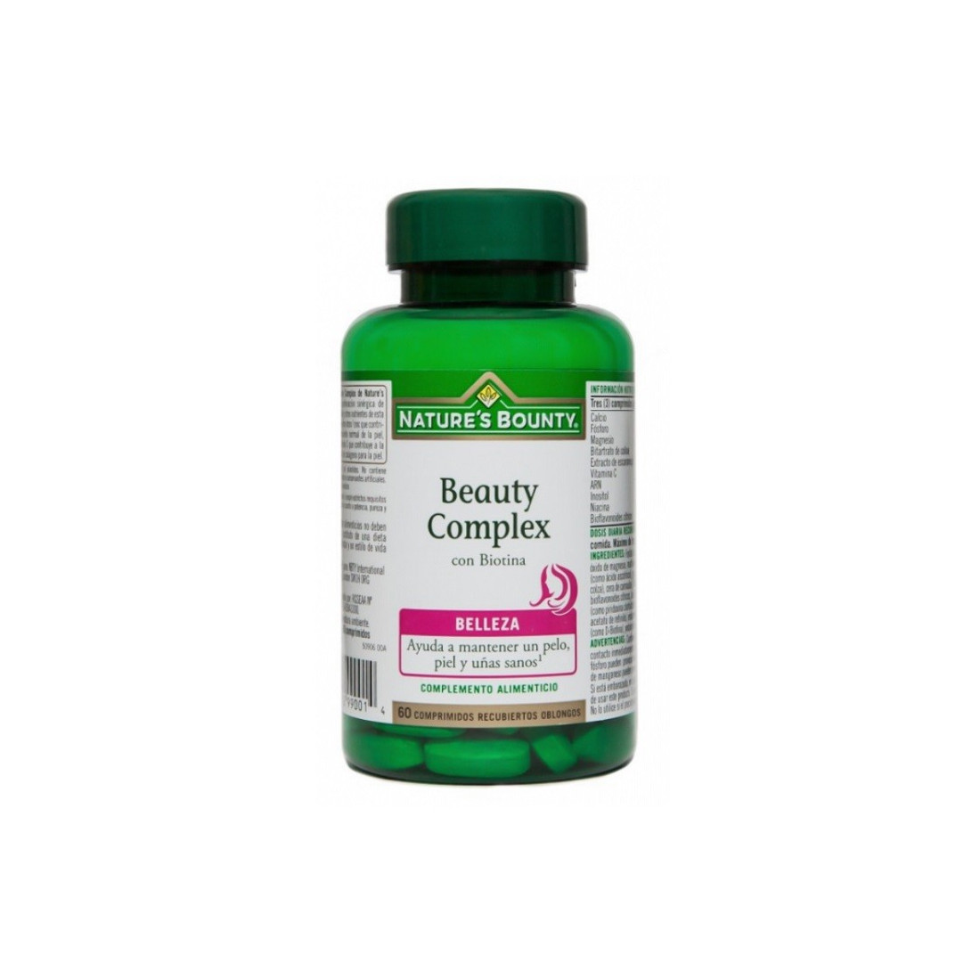 Nature’s Bounty Complexe de Beauté à la Biotine – 60 Gélules | Peau, Cheveux & Ongles Sublimés