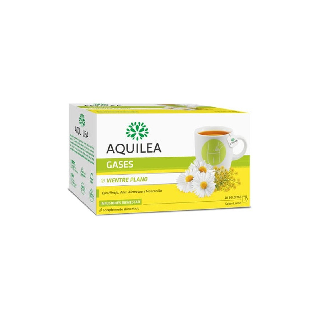 Aquilea Gaz Infusions – 20 Sachets pour un Confort Digestif Naturel