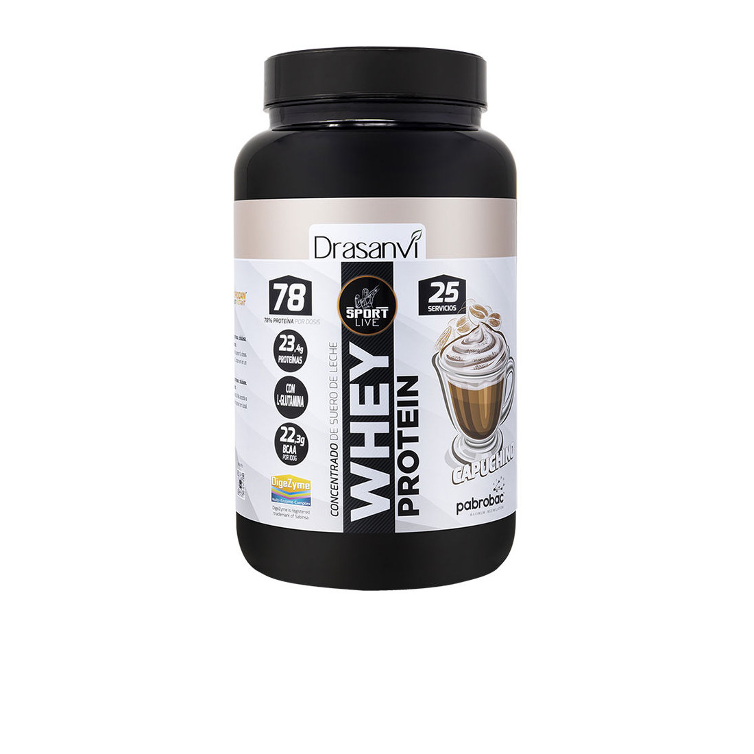 SPORT LIVE DRASANVI ISO WHEY PROTEIN concentrato Cappuccino 750 gr