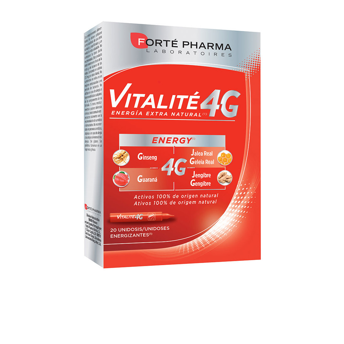 VITALITÉ 4 energy 20 viales