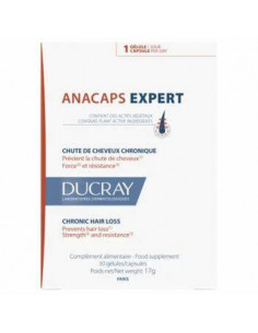 Ducray Anacaps Expert – 30 Capsules pour Freiner la Chute...