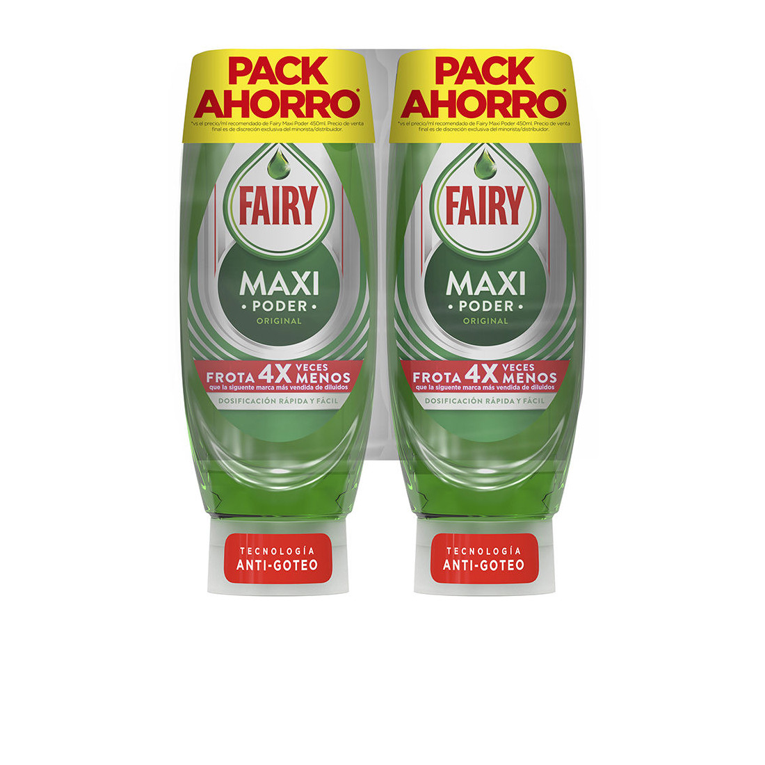 CONJUNTO DE LAVADORA DE LOUÇA FAIRY MAXI POWER CONCENTRADO 2 x 450 ml