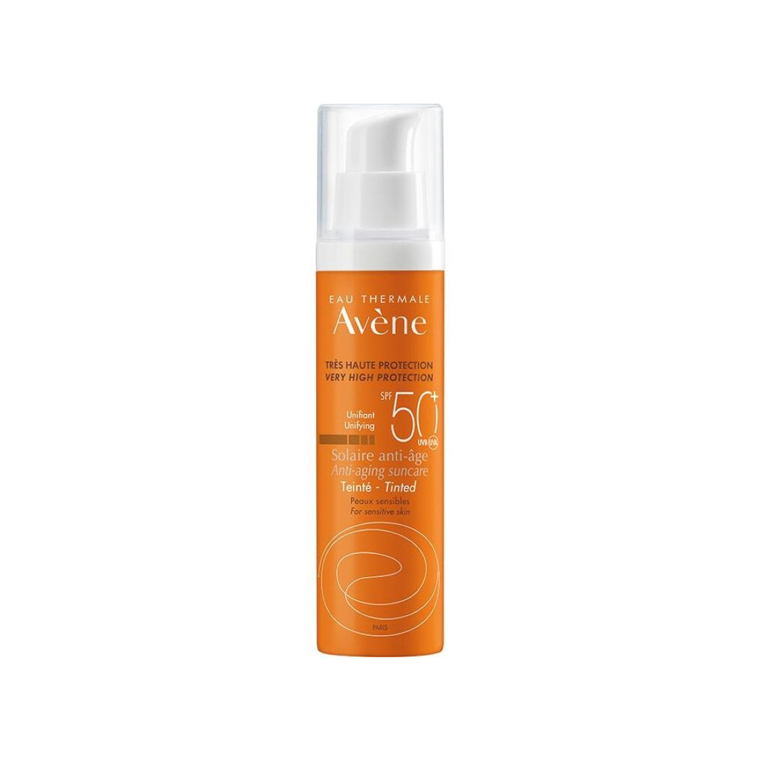 Avène Solaire Haute Protection Anti-Âge Teinté SPF 50+ – Protection & Effet Bonne Mine 50 ml