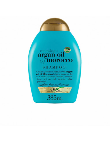 OGX Marokkanisches Arganöl-Shampoo, trockenes und strapaziertes Haar, 385 ml