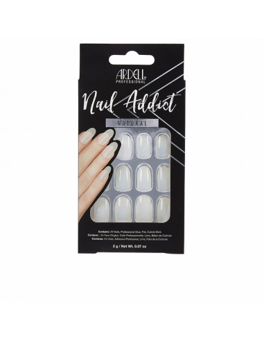 NAIL ADDICT natural oval 1 u