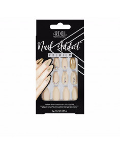 NAIL ADDICT nude jeweled 1 u