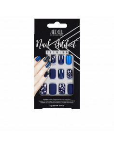 ARDELL Faux Ongles Nail Addict Bleus Mats